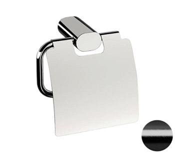 Бумагодержатель Remer Lounge LN60CFP, черный брашированный хром