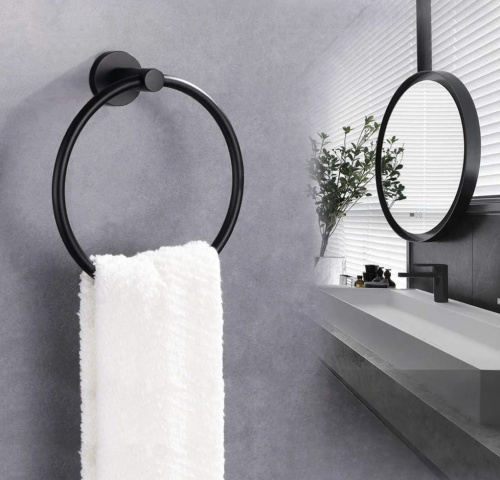 Полотенцедержатель Rea MIST 05 black matt 06904