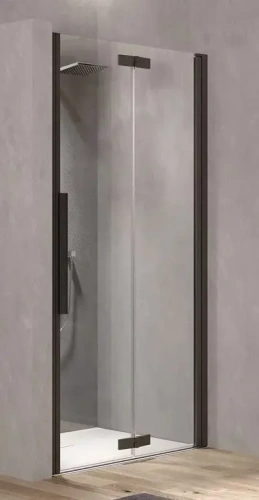 Душевая дверь Kolpa-San Polaris Fold N 90-R black transparent 516420