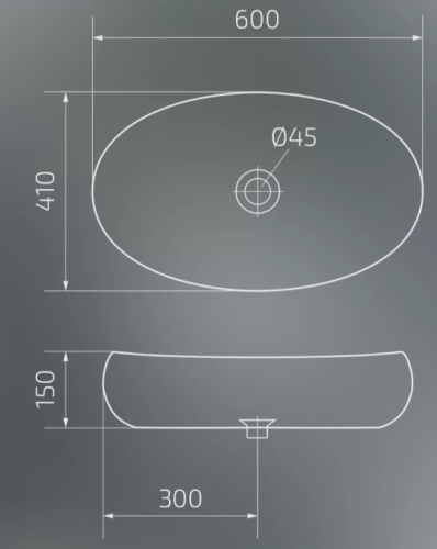 Умывальник Gid Mnc161