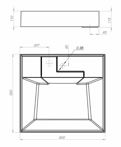 Умывальник Versalia Monica