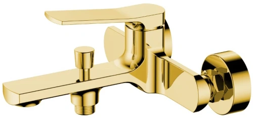 Смеситель для ванны Nemo Prima NM-1351-BG brush gold