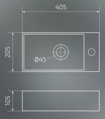 Умывальник Gid Bm9270L