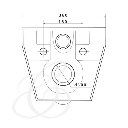 Унитаз подвесной Caprigo Polo P-1403