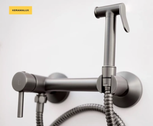 Гигиенический душ CeramaLux DRS/008 вороненая сталь