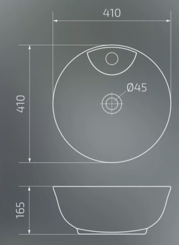 Умывальник Gid N9074
