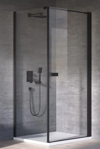 Душевая дверь Kolpa-San Andromeda D 90 black transparent 516610