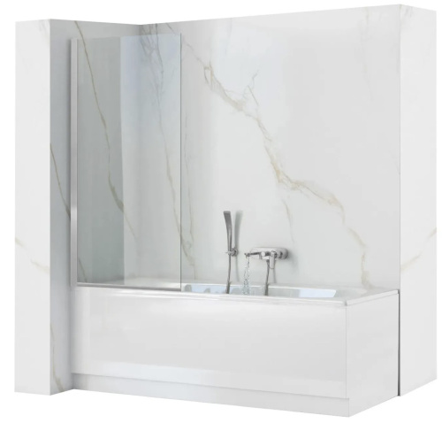 Шторка на ванную Rea Lagos Fix chrom 70 W5674