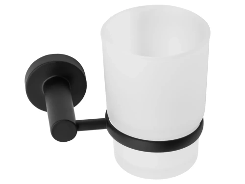 Подстаканник подвесной Rea black matt 77039