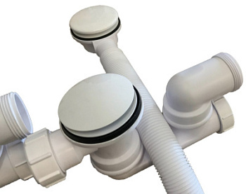 Слив-перелив click-clack для ванны Knief 0100-091-06S WM