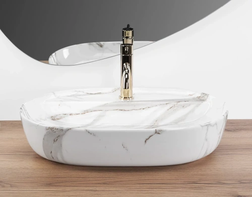 Умывальник Rea Aura 61 Aiax Shiny U6623