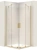 Душевой уголок Rea Montana Gold Brush 90x90 K6636