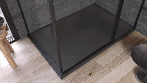 Душевой поддон Kolpa-san Limbo 140x80 antracit 551200