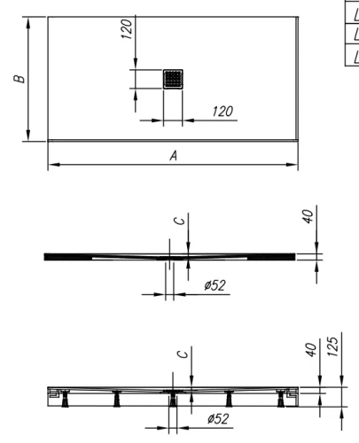 Душевой поддон Kolpa-san Lavolta 170x80 Kerrock 8370400