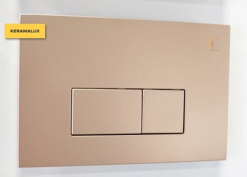 Кнопка смыва CeramaLux BC-016 шампань