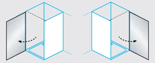 Душевая дверь Kolpa-San Andromeda N 80 black transparent 516750