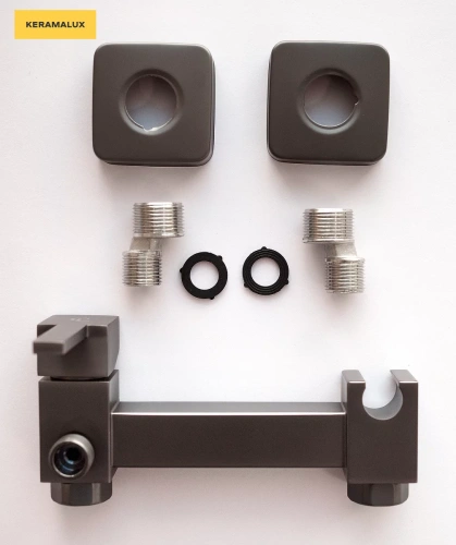 Гигиенический душ CeramaLux DBS/008 вороненая сталь