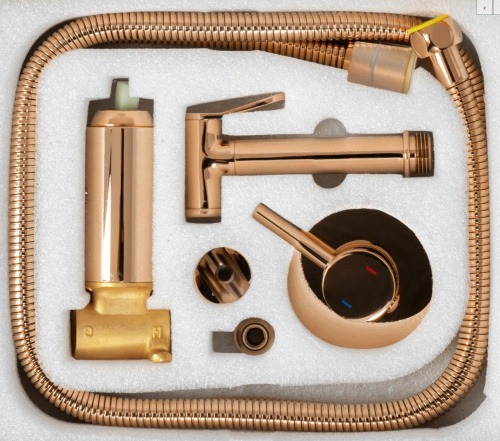 Гигиенический душ Rea Lungo Loop rose gold B6523