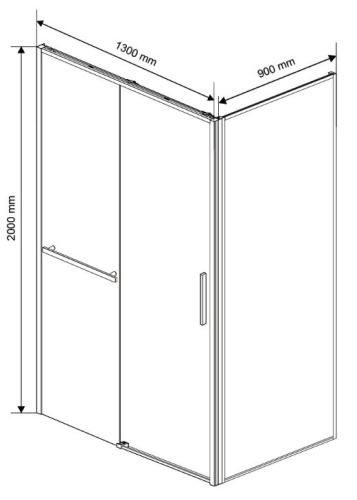Душевой уголок Vincea Slim Soft VSR-1SS9013CLG Душевой уголок Vincea Slim Soft VSR-1SS9013CLG