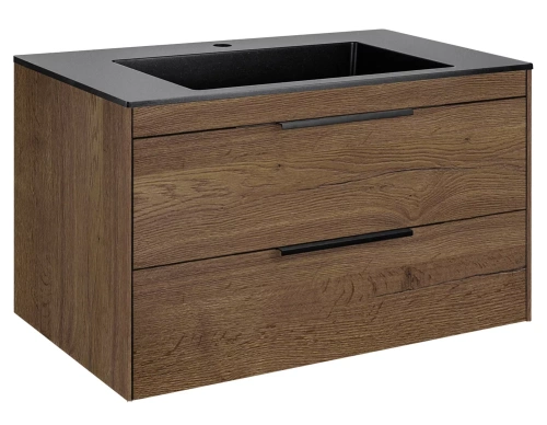 Тумба подвесная Vincea Chiara 2D 800 T.Oak VMC-2C2800TO