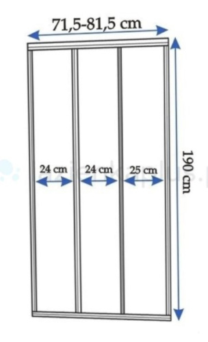 Душевая дверь Rea Alex 80 K0287