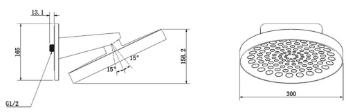 Душевая система Vincea VSFW-422TI3GM