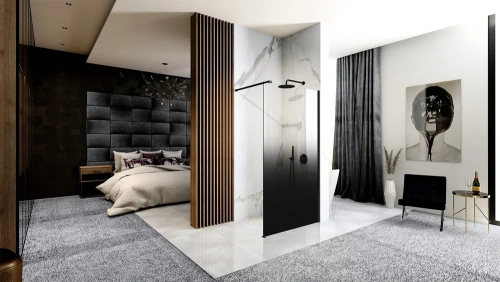 Душевая стенка Rea Aero Ombre Black 120x195 K2462