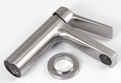 Смеситель для раковины Remer Slash SL12XV, сталь