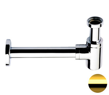 Сифон 1”1/4 Remer 958BDO, золото глянцевое
