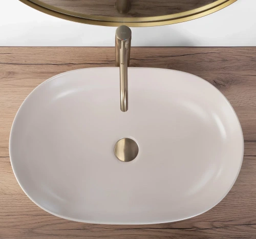 Умывальник Rea Cleo 61 beige matt U9655