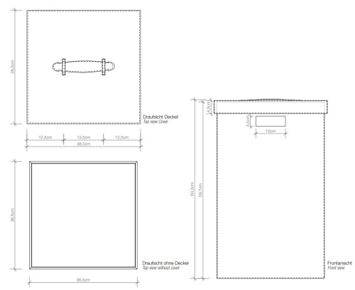 Корзина для белья Decor Walther Brownie WB 0924960