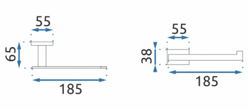 Бумагодержатель Rea Oste 04 chrome 80041