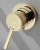 Смеситель для умывальника Rea Lungo long gold B0370