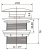 Донный клапан для раковины Vincea DBS-216 с переливом
