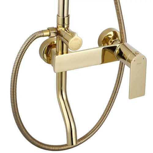 Душевая система Rea Storm gold P9530