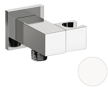 Держатель ручного душа с подключением Remer 337SBO, белый матовый