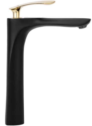 Смеситель для умывальника Rea Orbit Black Gold B2055