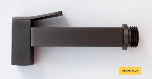 Лейка CeramaLux KBL/008 вороненая сталь