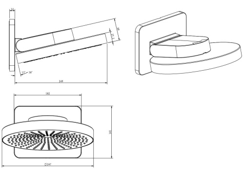 Душевая система Vincea Inspire VSFW-433TI1GM