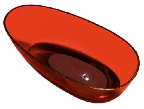 Ванна Knief Egg Shape Wine Red 70002040