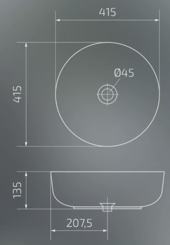 Умывальник Gid Mnc498