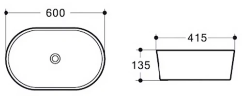 Умывальник Vincea VBS-302