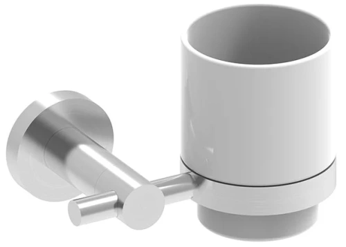 Стакан настенный Nemo NM-01021BN brush nickel