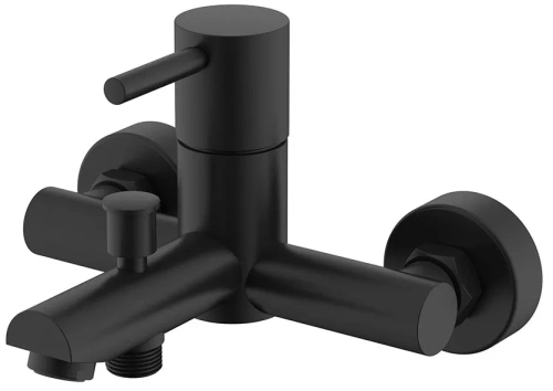 Смеситель для ванны Nemo Round NM-2355MB matte black Смеситель для ванны Nemo Round NM-2355MB matte black