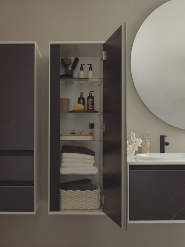 Пенал подвесной Kolpa-san Pandora P1302 45 Black stone 514320