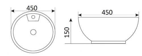 Умывальник CeramaLux 9428