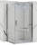 Душевая стенка Rea Molier Chrome 90 K8535 Душевая стенка Rea Molier Chrome 90 K8535