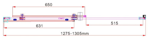 Душевая дверь Vincea Como VPS-1C130CLB