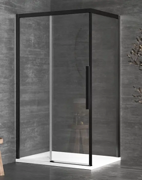 Душевой уголок Kolpa-San Libra DW 100X90-L black transparent 518410