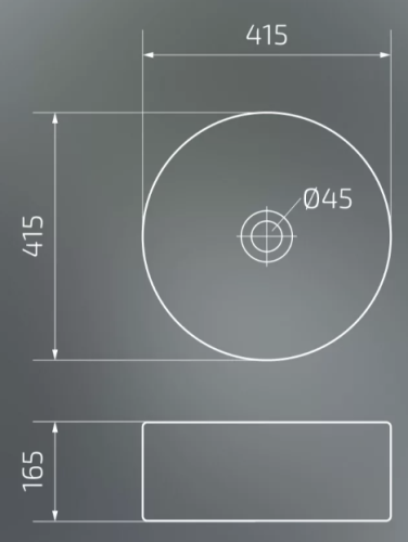 Умывальник Gid N9130